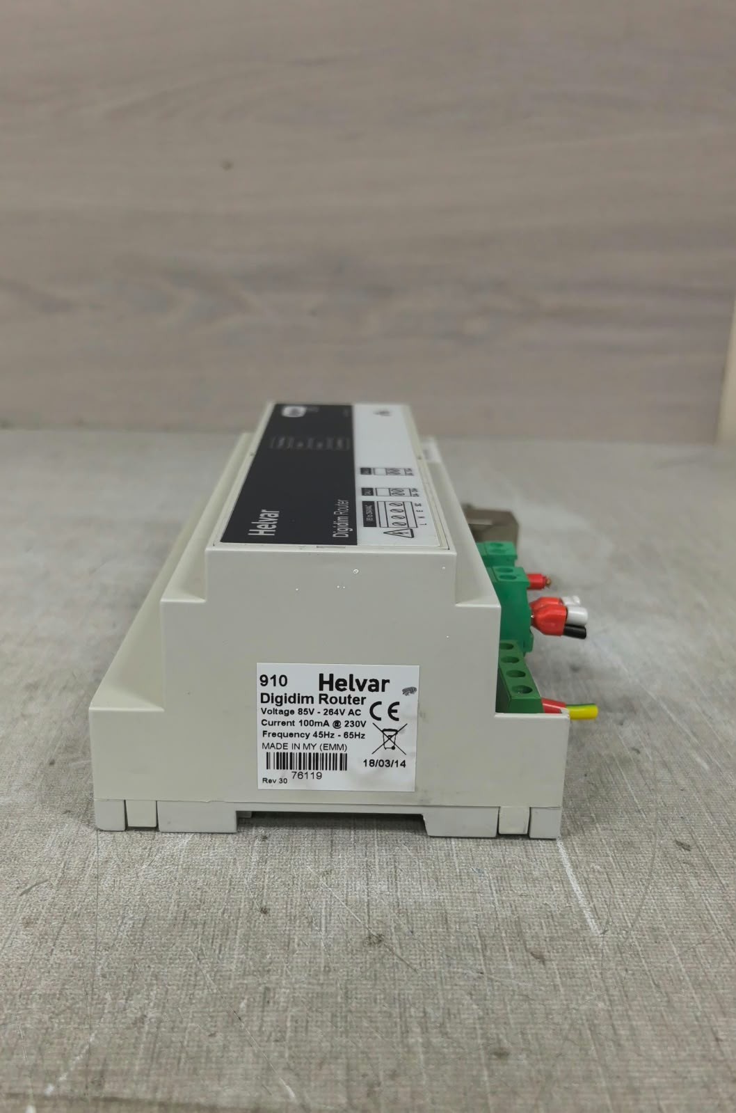 HELVAR 910 REV.30 HELVAR 910 DIGIDIM ROUTER REV.30 100MA 230V 11