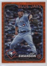 2024 Topps Update Orange Crackle Foilboard 73/299 Erik Swanson #US312 ns2