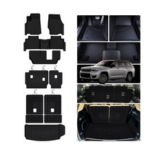 Floor Liner for 2021-2025 Jeep Grand Cherokee L Only for 7 Seats , TPE Floor...
