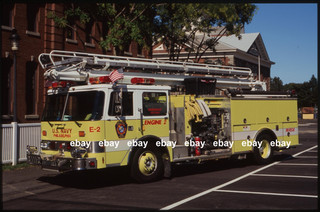 Philadelphia Naval Shipyard 1987 Pierce Arrow 50' TSQ Fire Apparatus Slide