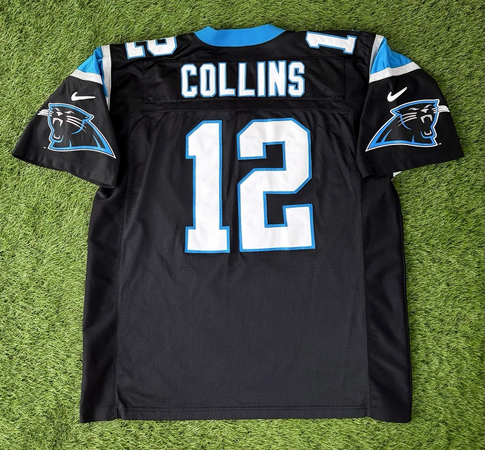 1997 Nike Pro Line Kerry Collins Carolina Panthers Authentic Football Jersey 52 - Image 2 of 4