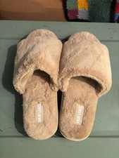 Muk Luks Platform Slippers M 7/8 Kirstey Comfy Slide