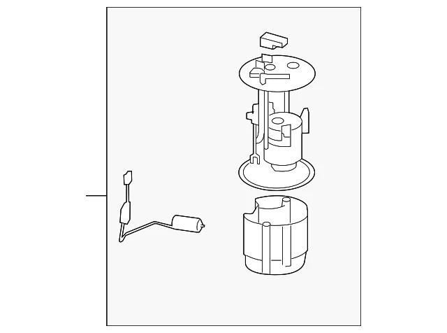 For Mitsubishi Outlander SE 2.4L 2008-2019 Fuel Pump Assembly W/ Sensor 1760A301 Foto 3 de 4