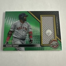 2024 Topps Chrome David Ortiz Authentics Relic /99 Green MONSTER