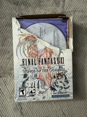 Final Fantasy 11 XI Online Wings of the Goddess (PC 2007) CIB