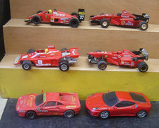 1:32 6 versch. Ferrari Rennwagen im Set "Gebraucht"(043W)