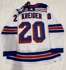 Adidas New York Rangers Chris Kreider Away Jersey 56 With Gilbert Patch BNWT