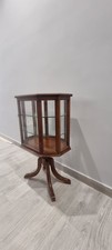Vintage di Ebanisteria-Vetrinetta Ottagonale di