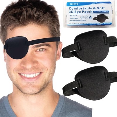 Augenklappe Augenmaske Piratenkostüm Schlafmaske Streifen Augenbinde