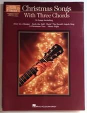 CHRISTMAS SONGS WITH THREE CHORDS FOR ACOUSTIC GUITAR BY HAL LEONARD 30 SONGS