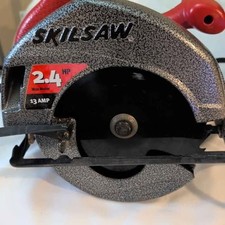 Vintage SKILSAW Model 5450 7-1/4" Circular Saw 13 Amp MADE IN USA With Hard Case