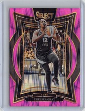 2025 Panini Select WNBA #8 Chelsea Gray Pink Flash Prizms