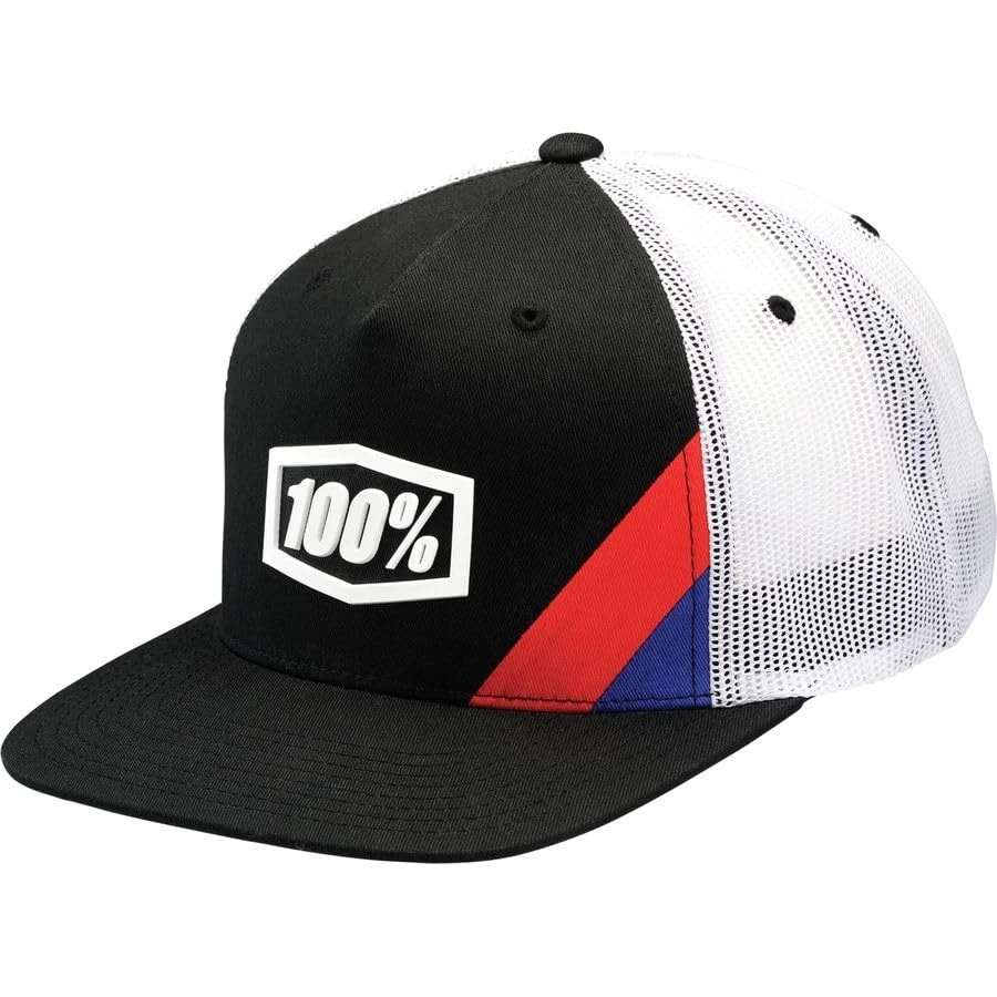 100% Youth Cornerstone Trucker Hat - Black 20047-00004 - Image 2 of 4