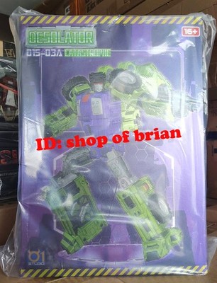 In Stock 01-Studio 01S03A Catastrophe Scrapper Devastator Combiner Action Figure