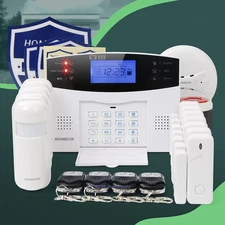 HOMSECUR Wireless &wired WIFI 4G SMS Autodial Home House Alarm System