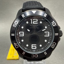 Invicta Pro Diver Watch Men 45mm Black Dial B...