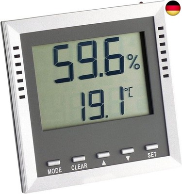 TFA Dostmann Digitales Thermo-Hygrometer Klima Guard, 30.5010, Kontrolle von
