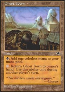 Ghost Town (318/350) Tempest MTG