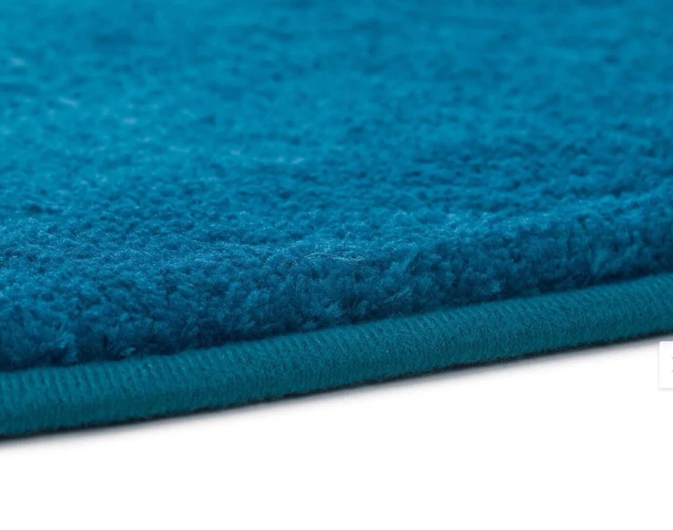 Gözze Badteppich »Rio Premium«, Ø 110 cm Rund Antirutsch Farbe Petrol ÖKO Test - Bild 3 von 3