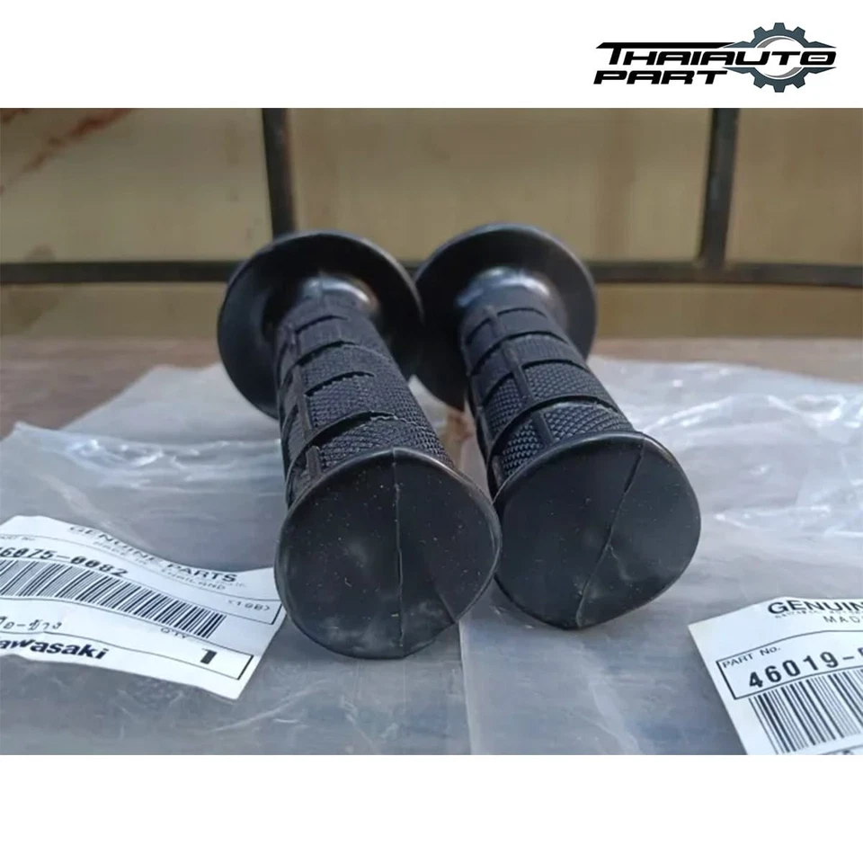 Empuñadura de manillar de goma negra para Kawasaki KLX250 09-14 KLX300 KLX300SM 21-24 LR Foto 4 de 4