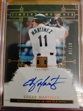 2024 Impeccable Timeless Moments Signatures Edgar Martinez Holo Gold  7/10