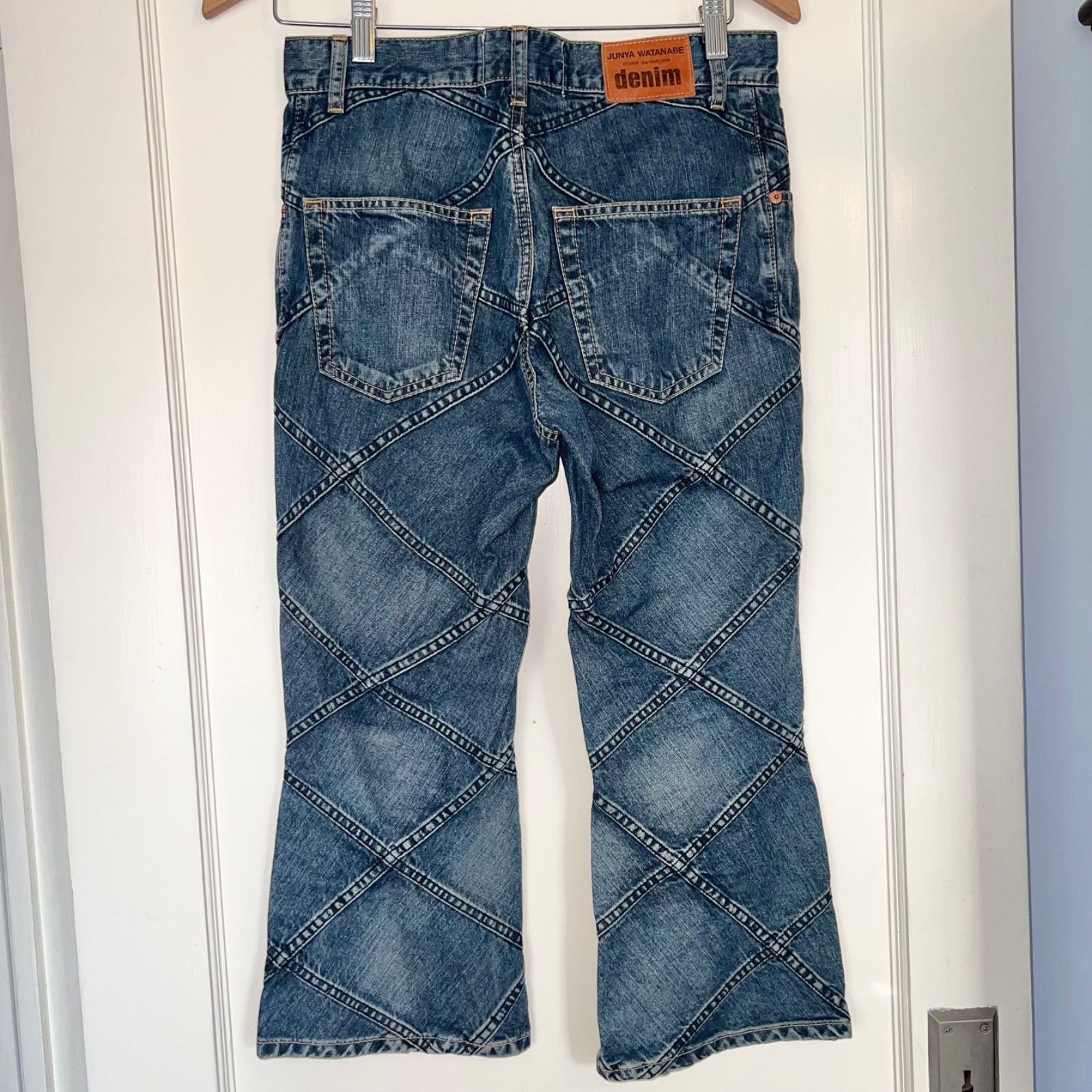 Junya Watanabe Diamond Quilted Patchwork Denim Je… - image 2