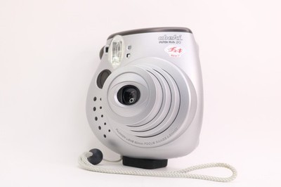 FUJIFILM instax mini 20 cheki instant camera Black [Near Mint] From JAPAN #352