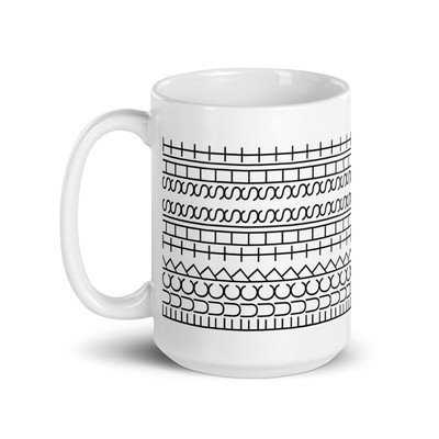 F**k This Sh*t Mug   White Glossy Hidden Message, Funny Gift for Coworkers