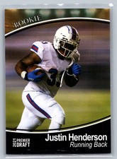 Justin Henderson 87 2021 SAGE Premier Draft Louisiana Tech Bulldogs Card