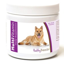 Healthy Breeds 60 Ct Multi Vitamin Soft Chews for Dogs Nutritional Supplement