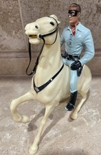 Original 1950s Hartland LONE RANGER  Full Rearing SILVER
