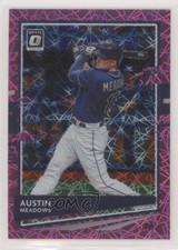 2020 Panini Donruss Optic Pink Velocity Prizm 167/199 Austin Meadows #146 0q4m