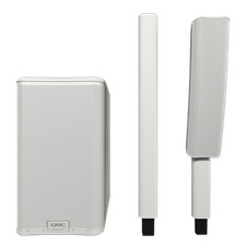 QSC KC12-WHT Active 12" 3-Way Column Loudspeaker System with Bluetooth White 
