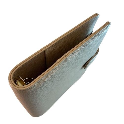 Stoff und Papier Luxus A5 Ring Planer Agenda Glattleder Beige - Bild 16 von 19
