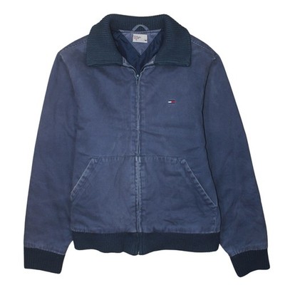 Tommy Hilfiger Bomberjacke Herren Blau M Baumwolle Classic Style