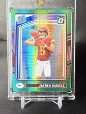 💎 2024 Panini Donruss Optic Rated Rookie Jayden Daniels #248 Green Hyper 💎