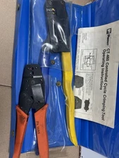 Panduit CT 460 Contour Crimp Tool & Paladin PA1605 Hand Crimper Tool