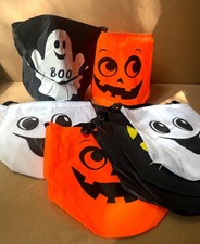 Trick or Treat bags large nylon Halloween candy buckets Party gifts LOT of 10