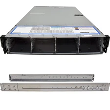 ATX 2U Rack Server Chassis 12x 3.5" HDD Bay 4x Fan 2x PSU Rack Mount Kit