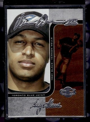 2006 Topps Co-Signers Changing Faces Silver Bronze Vernon Wells/Troy Glaus /125