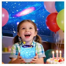 Night Light Projector - Star Light Projector with USB Cable, 360 Degree Rotat...