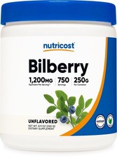Nutricost Bilberry Powder 250 Grams - Gluten Free and Non-GMO