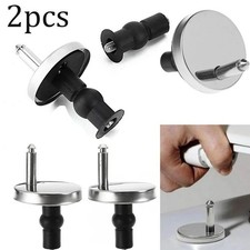 2x Toilet Seat Hinge Fixings Quick Release Top Fix Toilet Blind Hole Spare Parts