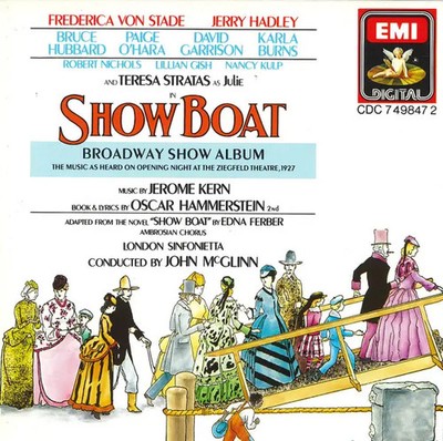 CD Jerome Kern Show Boat: Broadway Show Album Angel Records Digital