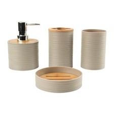 4x Bathroom Accessories Set ,Soap Dispenser Bathroom Decor