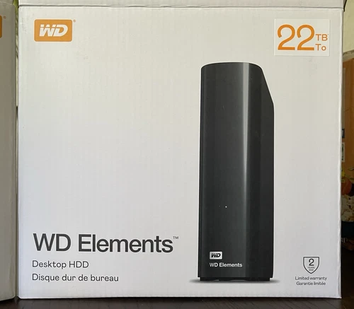 22TB WD Elements Desktop-Speicher _ wie neu