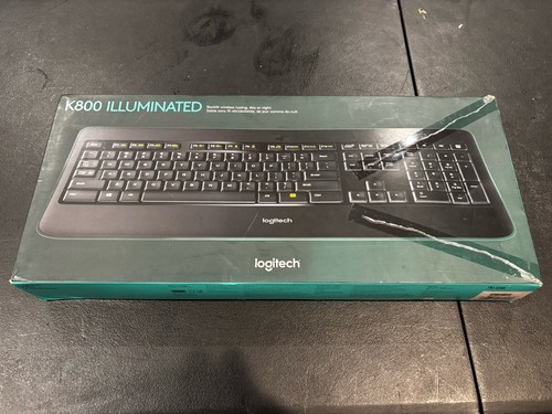 Logitech K800 Illuminated (920-002359) Wireless Keyboard - New Open Box - 第 1/10 張圖片