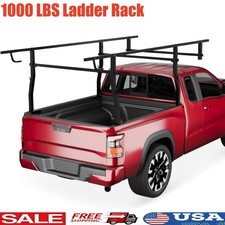 1000lb Adjustable Truck Bed Ladder Rack 49-64in For Pickup Utility Hauler Steel 1000lb Adjustable Truck Bed Ladder Rack 49-64in For Pickup Utility Hauler Steel