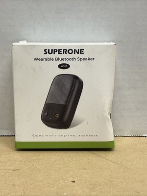 SUPERONE WS15 Wearable Bluetooth Speaker Black Bluetooth Connectivity