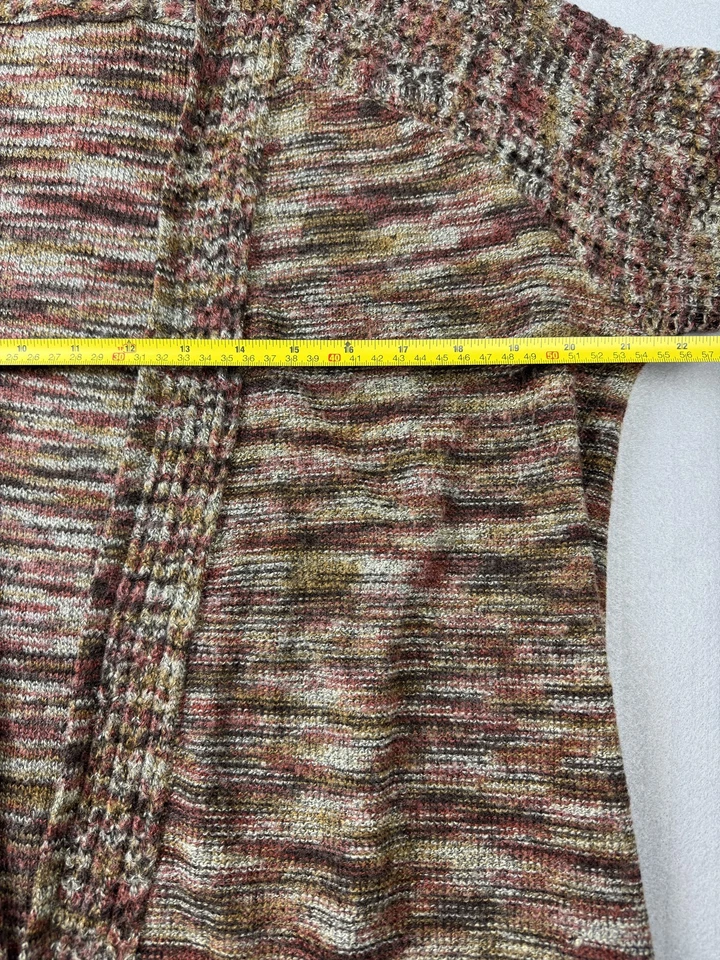 Suéter Relativity Mujer XL Frente Abierto Cárdigan Tejido Acrílico Mezcla Acogedor Pullove Foto 3 de 4